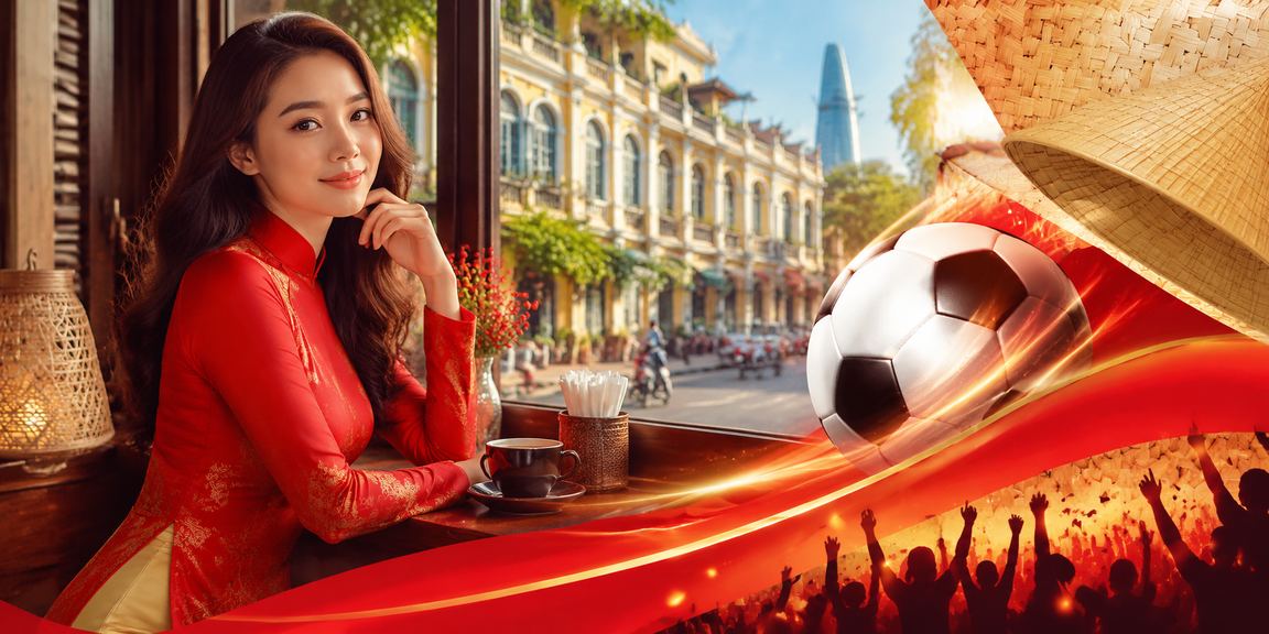 Người dùng tại Hồ Chí Minh mặc áo dài xem cược bóng đá trực tuyến với không khí lễ hội