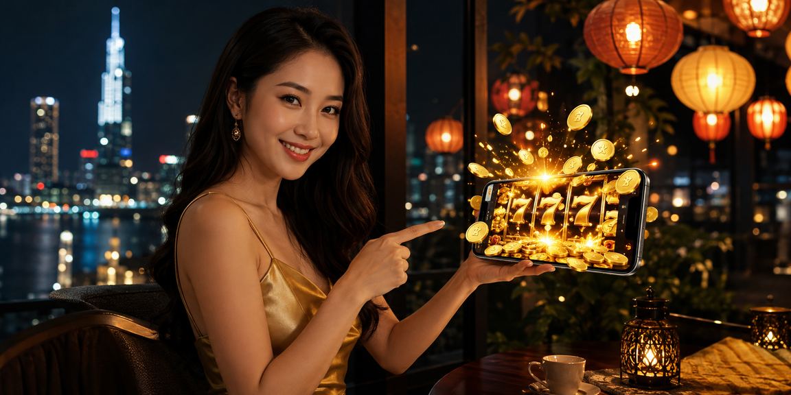Người chơi trải nghiệm slot game Jackpot trên điện thoại tại quán cà phê TP. Hồ Chí Minh